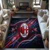 AC Mailand Bedruckter Flanell Teppich Rutschfest Weicher Polyester Boden Teppich Indoor Dekor Matte für Schlafzimmer Wohnzimmer Sofa Spielzimmer Heimdekoration