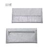 Pocket Wallet Goat Made in [INTRODUCTION] Women's Ultra-Thin L, Silver, Leather, Japan, 1901-442P-SILVER