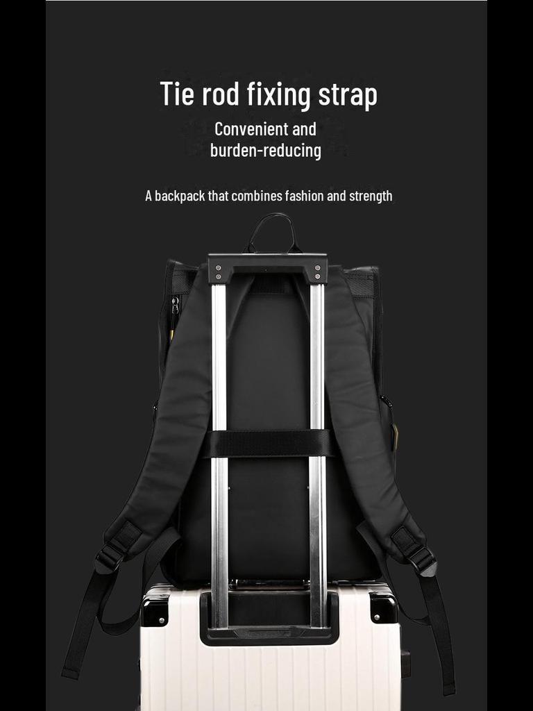 Men's Large Capacity Roll-Up Nylon Backpack - New Style, Foldable, Leisure Bag