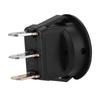 12V Round Automotive Rocker Switch, Weatherproof Electrical LED Illuminated ON Off Toggle Spst Switch Vehicle Electrical Accessory for Car Van Boat
