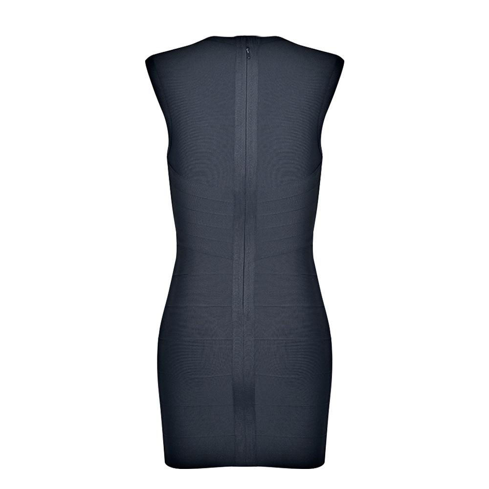 Elegant Wine-Red Bandage Dress: Form-Fitting, Cinched Waist, Perfect for New Year's Celebrations or Valentine's Day. Luxurious Women's Evening Attire.