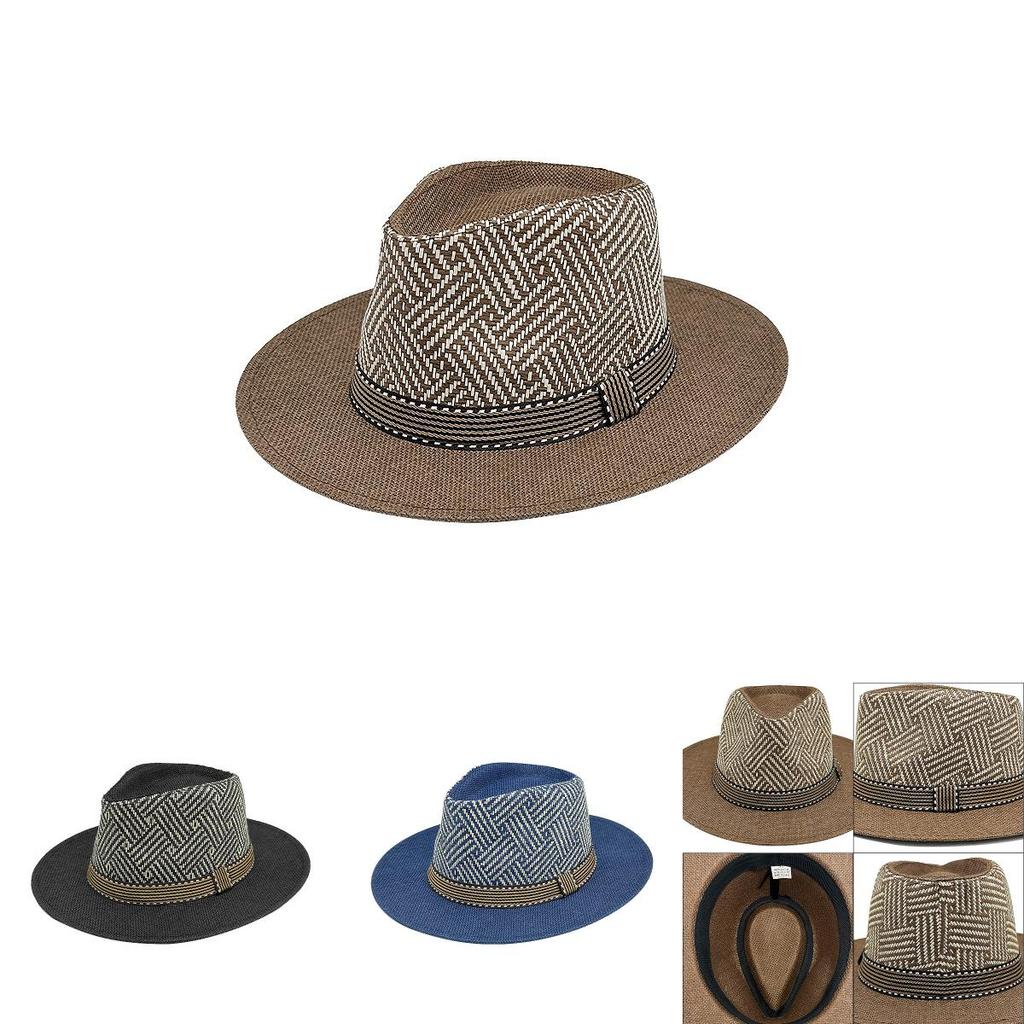 Fashion Casual Straw Hat For Men Women Sunshade And Ventilation Perfect For Summer