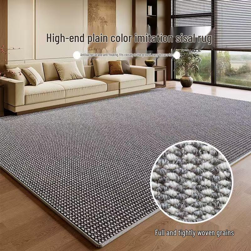 Large Sisal Rug: Wear-resistant, Non-slip, Cat Scratch-proof Pineapple Loop for Living Room