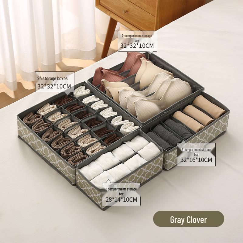 Foldable Non-woven Fabric Underwear Drawer Organizer 