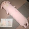 Soft Rabbit Cat Sheep Plush Toy Cartoon Stuffed Animal Long Pillow Cute Fluffy Bed Sofa Cushion for Kids Nursery Room Decor Gift