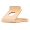 Wooden Phone Stand Waterproof Ergonomic Integrated Wood Tablet Holder with TPU Non Slip Pad Light