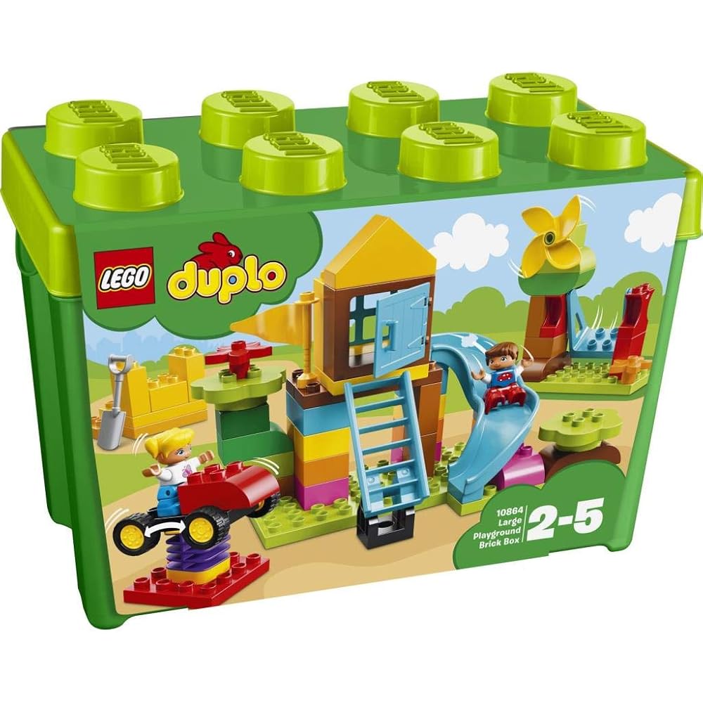 LEGO DUPLO Green Super Deluxe Container Big Park Set 10864 with Building Blocks and Figures