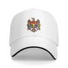 Punk Coat Of Arms Of Moldova Baseball Cap Men Women Breathable Dad Hat Sun Protection