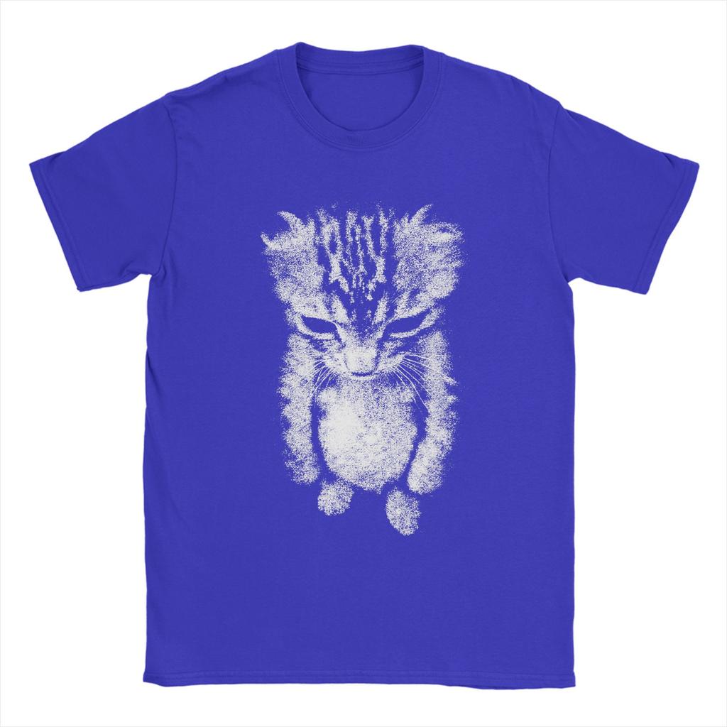 Men El Gato Munchkin Kitten Funny Sad Crying Cat Meme Cat Lovers T Shirts Cotton Clothes Short Sleeve Tee Shirt Summer TShirts