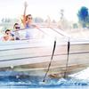 3/4/5 Step Boat Rope Ladder Folding Hanging Rope Ladder Light-weight Uv-proof Portable Rope Ladder Boat Boarding