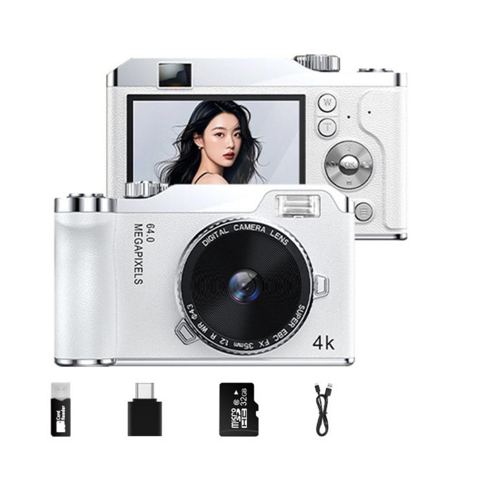 Autofocus Entry-Level CCD Camera 16x Zoom 64MP Photography Video Camcorder  Video Recording