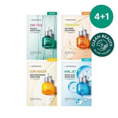 Bring Green Serum Mask 4+1 Plan 4 Types