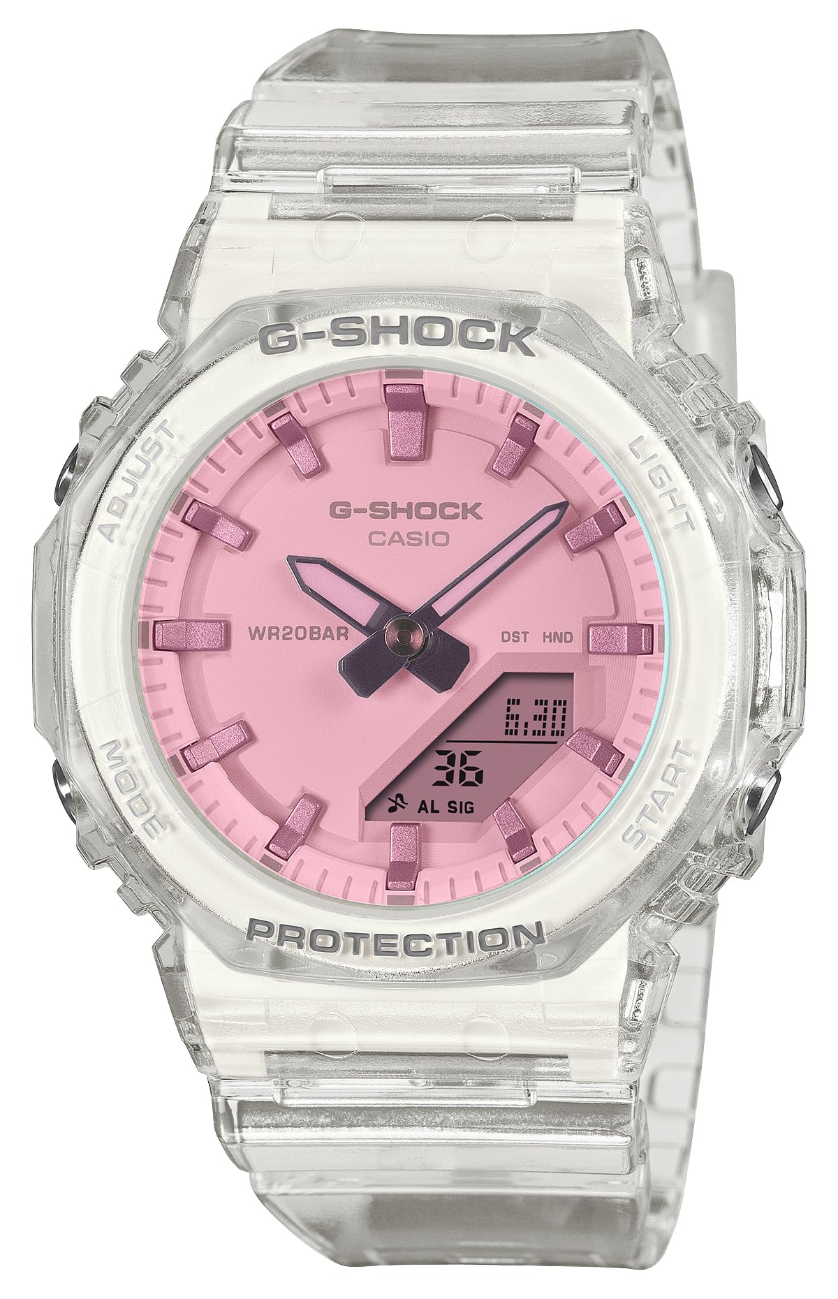Watch White Skeleton [Casio] G-Shock GMA-P2100SR-7AJF Women s