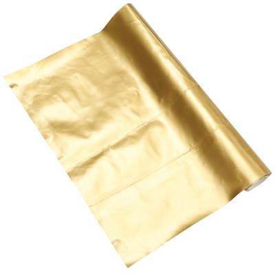 Gold Faux Pu Materials Decorative for Jewelry Making with Golden Pattern Fabric Printing Craft Fabrics