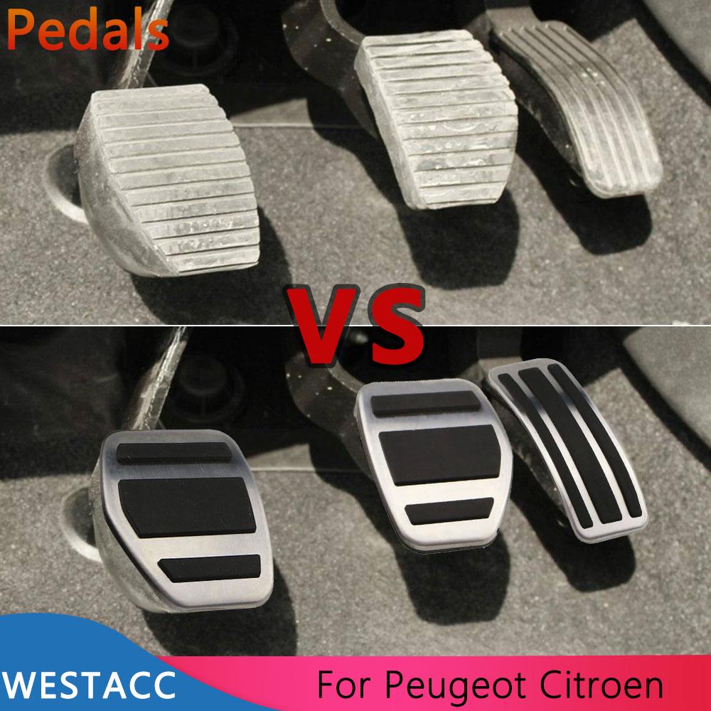 Pedale auto pentru Peugeot 207 301 307 208 2008 308 408 pentru CITROEN C3 C4 pentru DS 3 4 6 DS3 DS4 DS6 Capac pedală de frână pe gaz