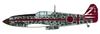 Hasegawa Kawasaki Type 3 Fighter Hien Model Air Squadron 1/72 Ki-61 1-D "244th Combo"