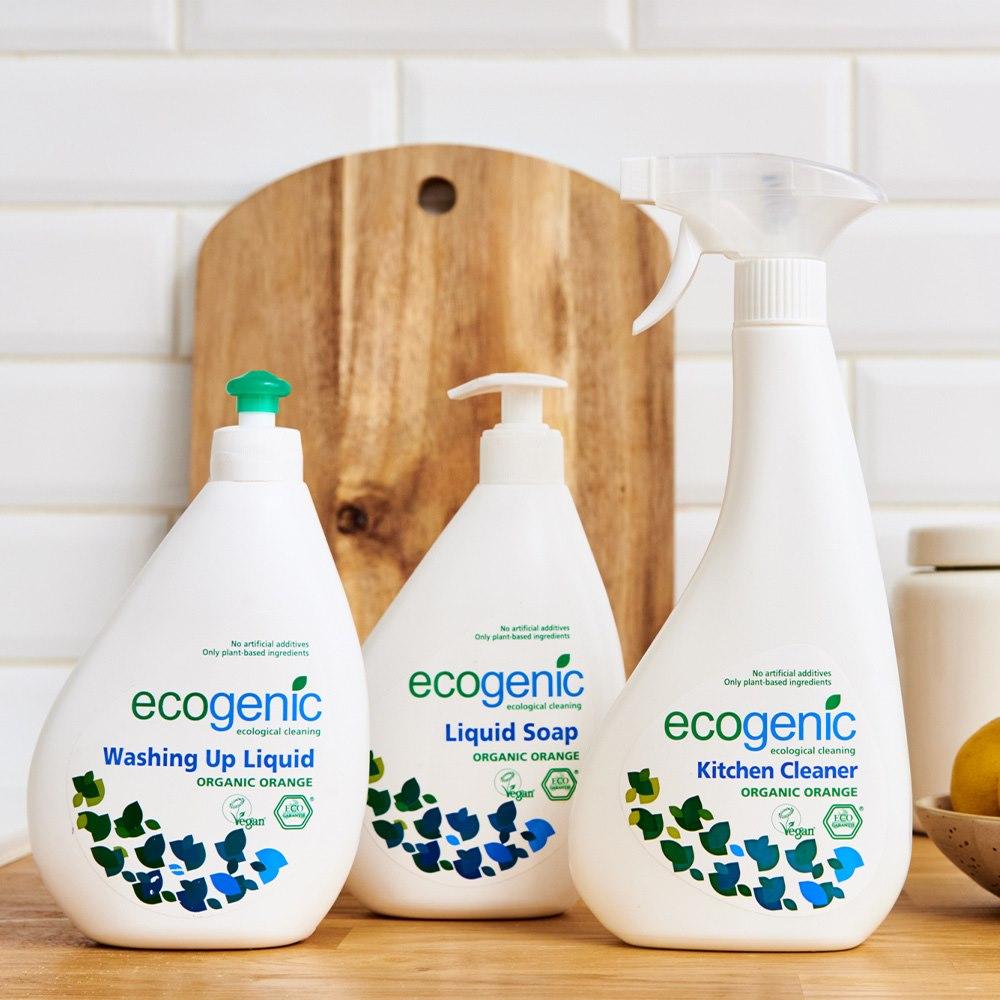 Ecogenic, Spray Do Czyszczenia Powierzchni Kuchennych Pomarańcza, 500Ml
