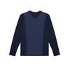 IKALOOK Solid Spring/Autumn Cotton V-Neck Long Sleeve Tee Tee102