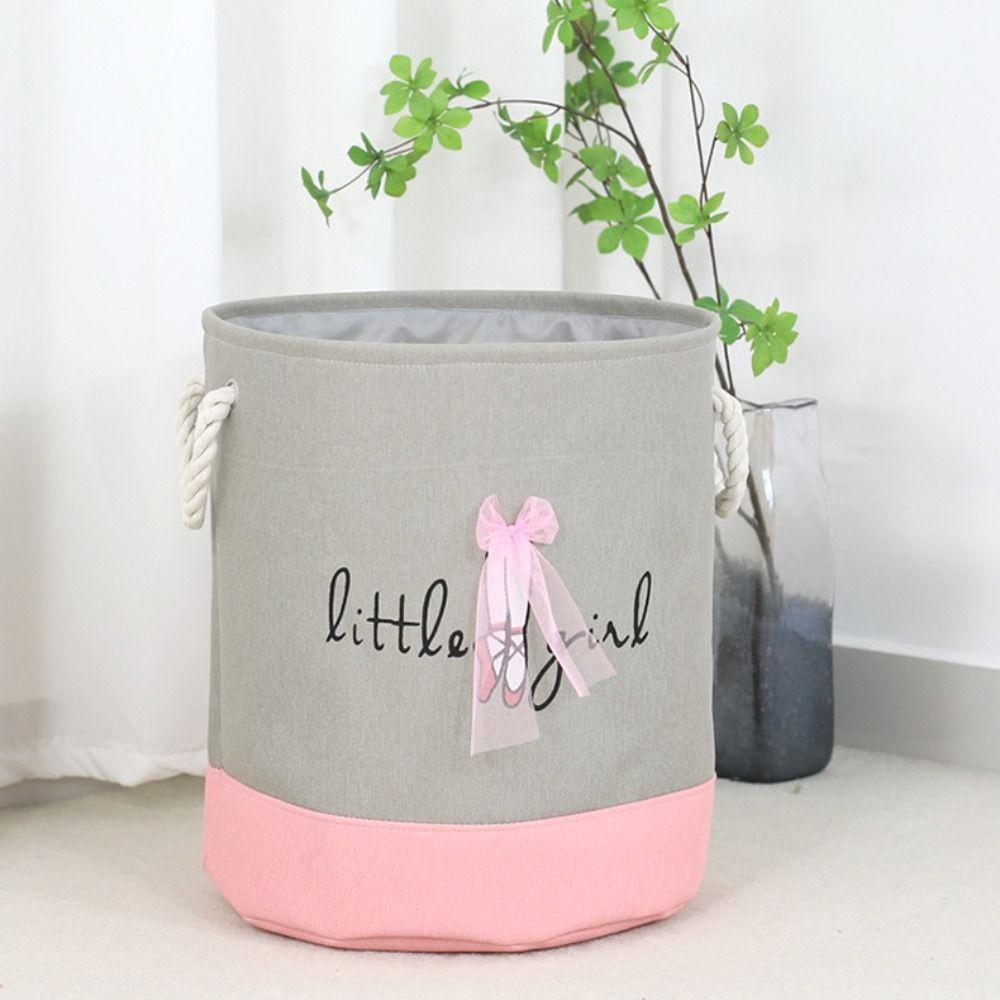 Cartoon Laundry Hamper Space Saving Toy Basket Washing Organizer Foldable Basket  Sundries Storage