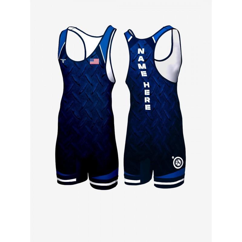 Wrestling Singlet Compression Athletic Suit Weightlifting Training Quick Dry Breathable Lightweight