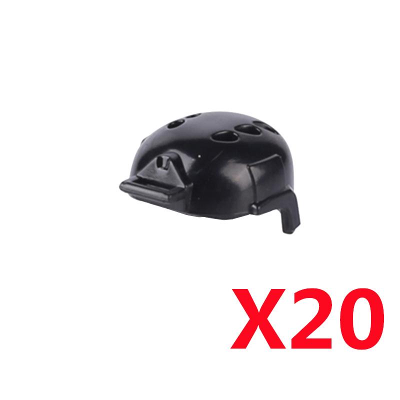 Military Building Block Figure Cap Tactical Helmet Alpha Motorcycle Lenses Gas Masks Flame Emitter Night Vision Device Gift Toys