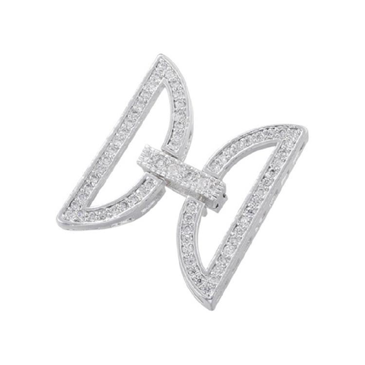 Full Zirconia Detailed DIY Jewelry Clasps Fashionable DIY Handcraft Clasp Selection with Micro Paved Zircon for Jewelry