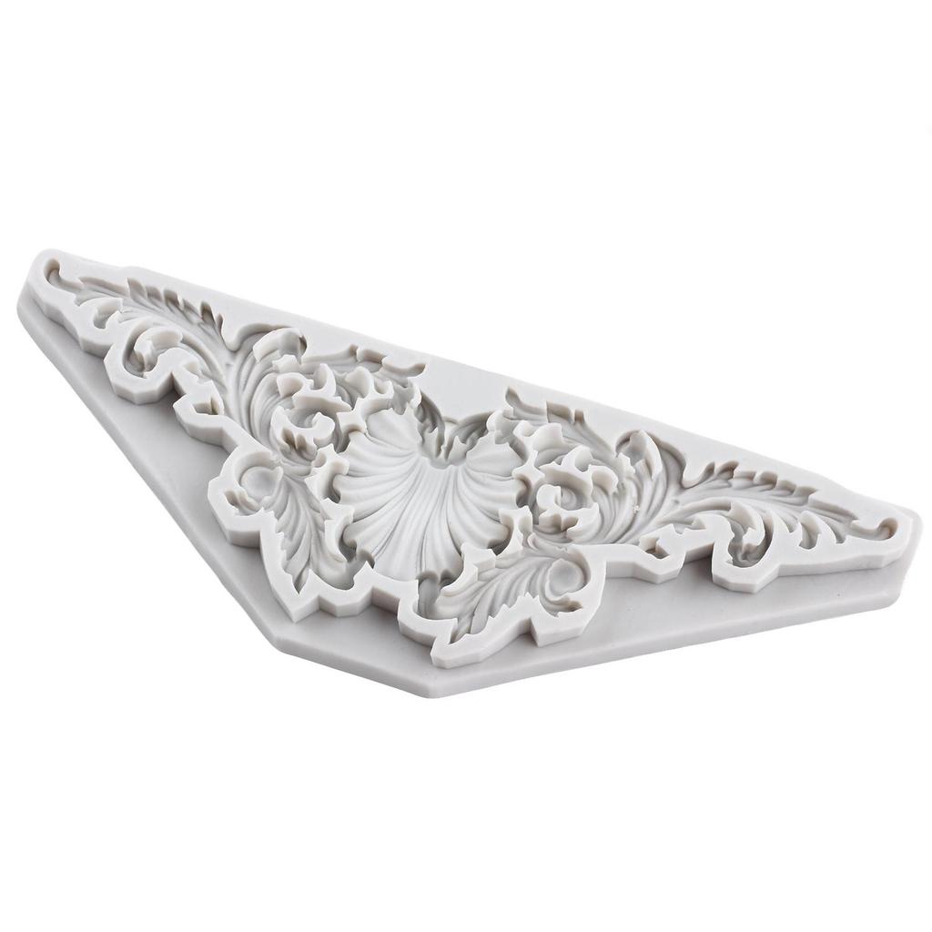 Baroque Relief Flower Lace Silicone Molds Baroque Avatar Head Fondant Mold Cake Decorating Tools Cupcake Topper Candy Chocolate Gumpaste Mold