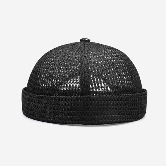 1/2 stk. Herrehat Justerbar Tilpasset Pasform Åndbart Mesh Design Letvægts Foldbar Hip-Hop Stil Sommerkasket Udendørs Aktiviteter Rejsetøj