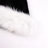 Long Tail Santa Hat Christmas Costume Cap with Trim Detail Ball Tip for Parties Photos Stage Wear Display Table Use