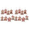 Christmas Reindeer Hanging Ornaments 2D Wooden Reindeer Decorations Colorful Reindeer Ornaments
