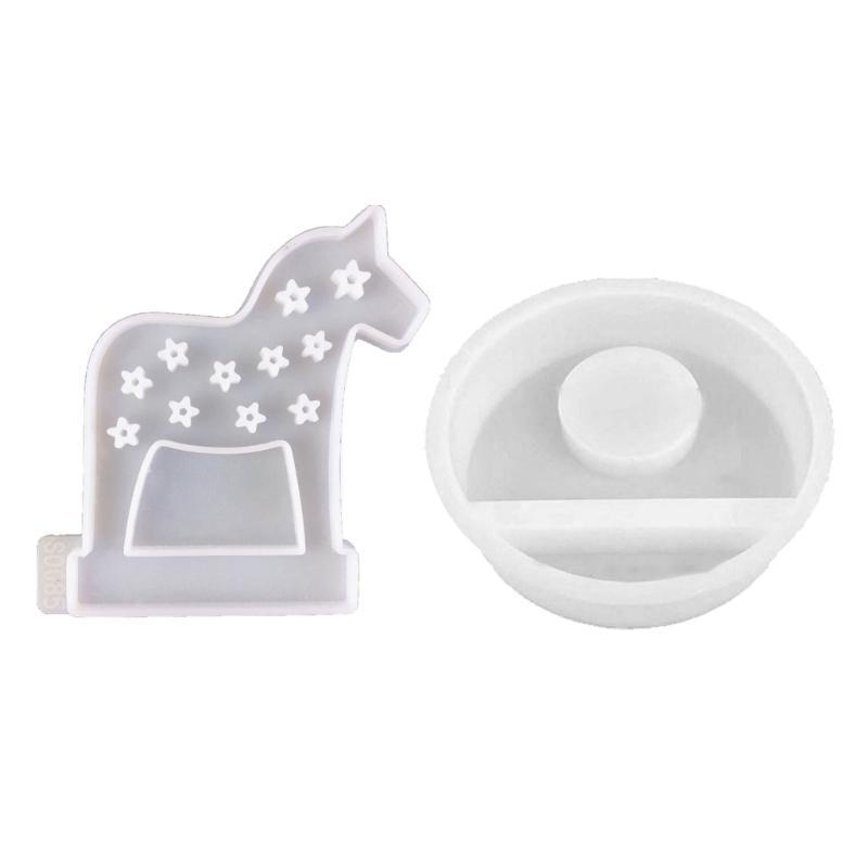 Animal Holder Molds for DIY Craft, Flower Resin Molds for Candle Holder
