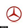 For Benz C1aHub Cap 70mm ABS Car Front Engine Logo Stickers Hood Emblem Badge Decal Accessories For Mercedes Benz AMG W220 W221 W117 W166 W176 W177