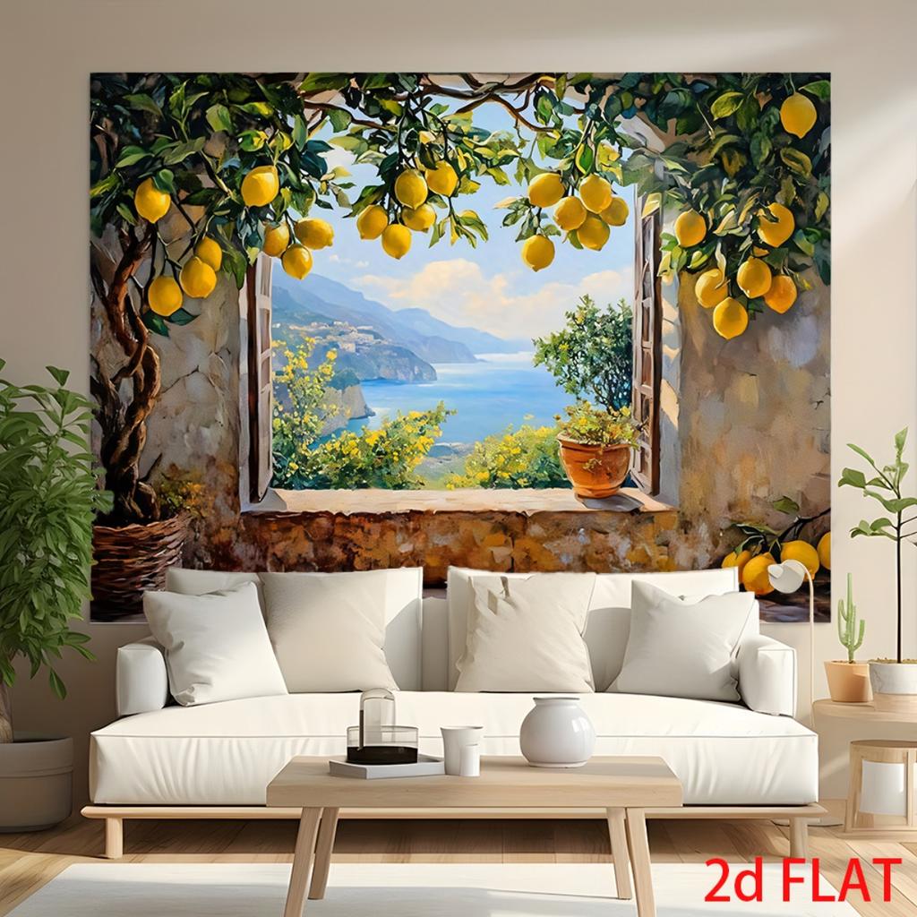 2D Flat 1pc Tree Backdrop Banner - Theme Rustic Style For Party Decor Theme Photo Backdrop 2D Flat