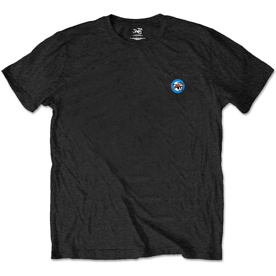 The Jam - Target Pocket Logo with Backprint -Black t-shirt XXXL