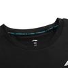 Li Ning Badminton Series Printed Logo Round Neck Comfortable Versatile Breathable Short Sleeve T-Shirt Men Tops Black AHSU893-1