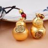Feng Shui Gourd Rotating Keychain Hanging Car Keychain Creative Zodiac Keychain  Bag Pendant