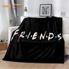 HD Friends TV-Show 3D-Druck Weiche Plüschdecke, Flanelldecke Überwurfdecke für Wohnzimmer Schlafzimmer Bett Sofa Picknick Abdeckung