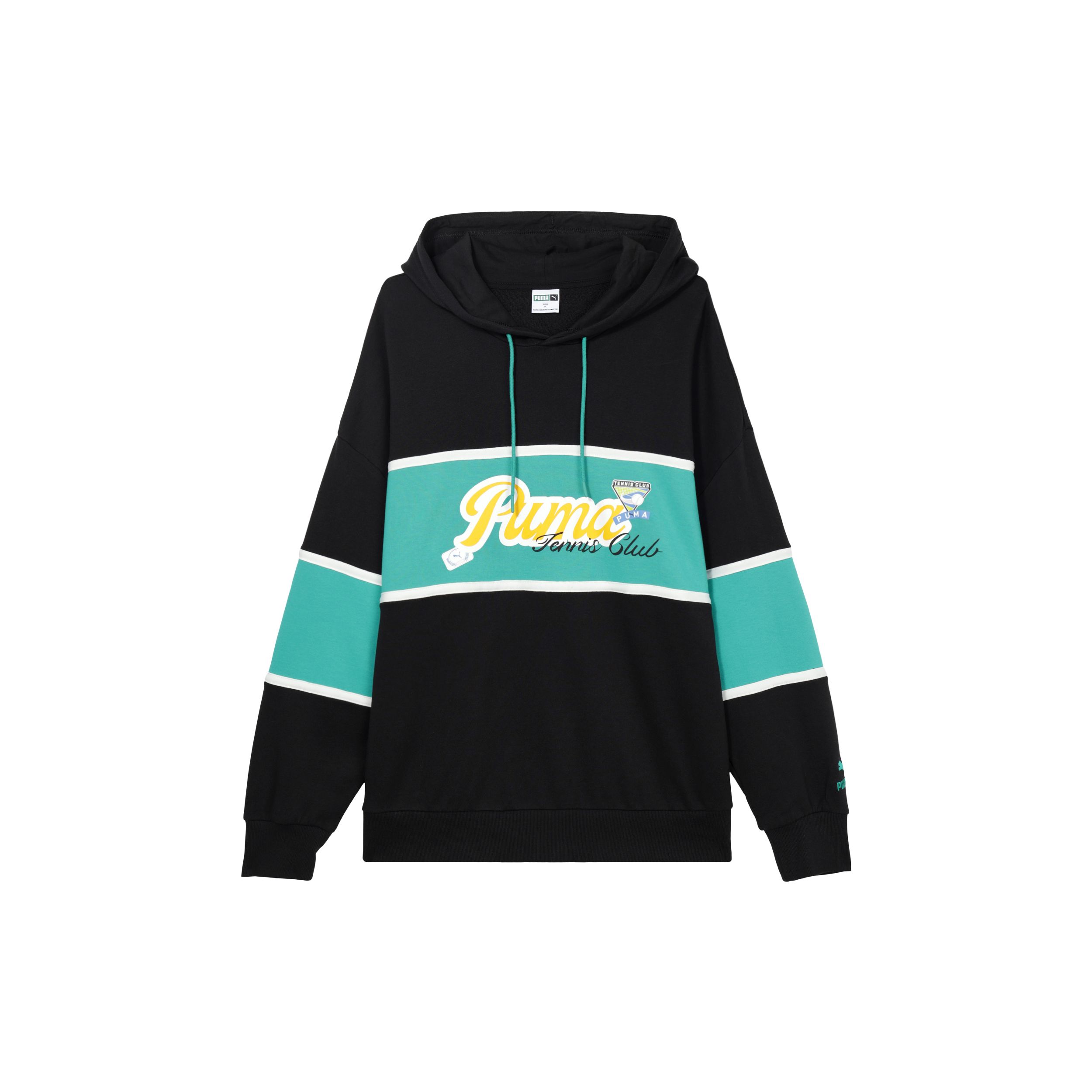 PUMA Men s Color Block Hoodie Black/Red 625800-01 S