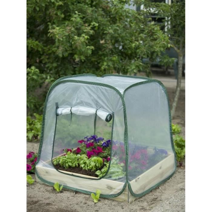 Serre de jardin Pop-Up - NATURE - 100x100x100 cm - PE transparent - Protection anti-UV