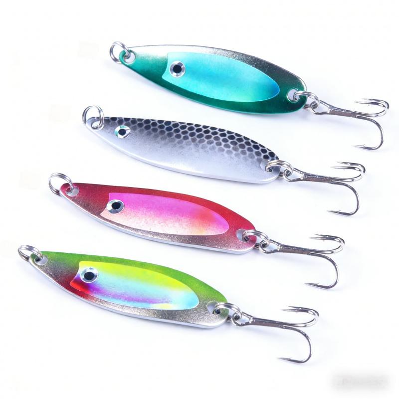 Lure Bait Set5CM 6GSequin-shaped Metal Bionic Lure Specifically Designed for Catching Snakehead and Bass, a Fishing Magic Tool