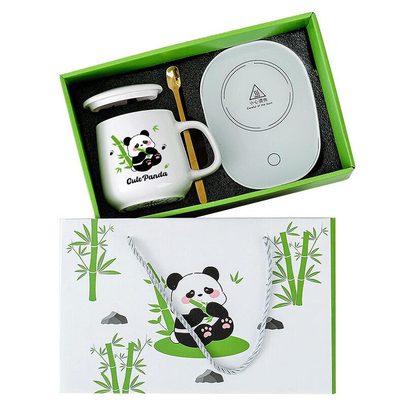 Panda Keramiktasse & Handtuch Geschenkset