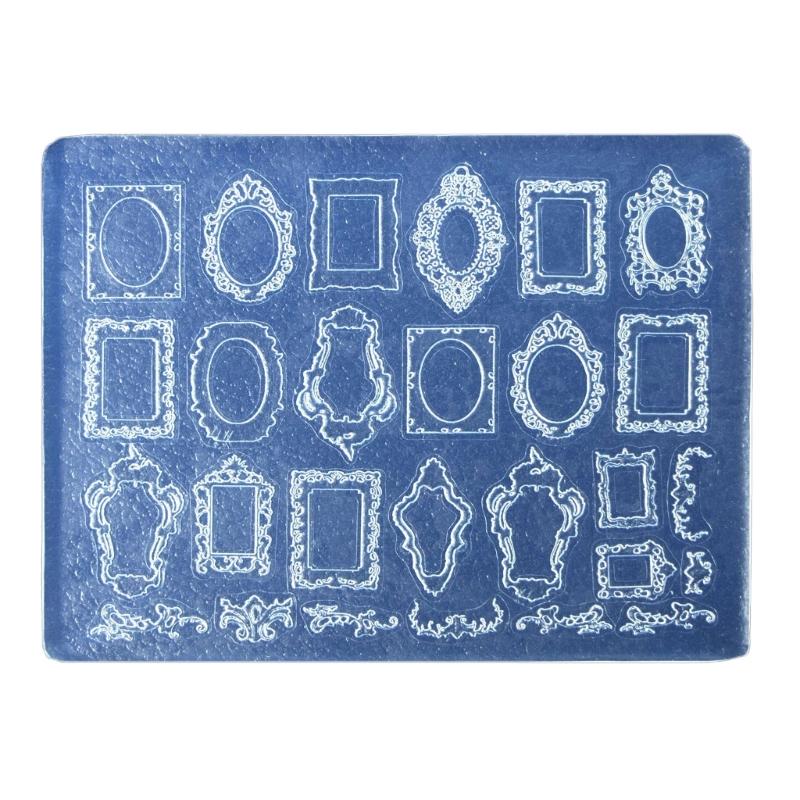 

Silicone Nail Carving Moulds Stamping Design Gel Stencils DIY Manicure Accessories DIY Nail Art Tools Multi-Designs