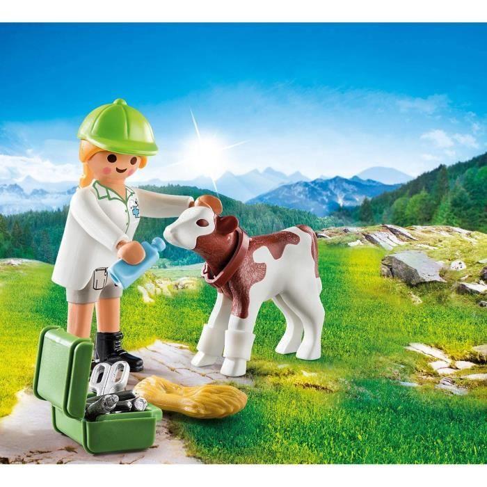 PLAYMOBIL - 70252 - Vétérinaire Et Veau