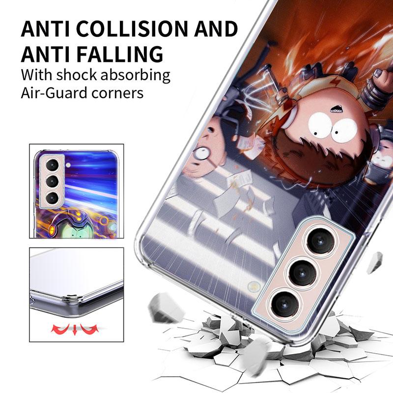 Cool S-South P-PARK Phone Case For Samsung Galaxy S25 Edge S24 S23 FE S21 S20 S10 Plus S22 S26 Ultra Cover Clear Cases TPU Capa