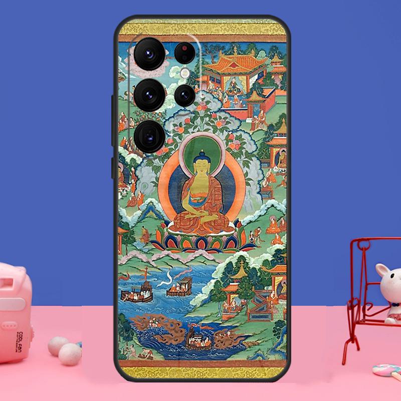 Shakyamuni Buddha Case For Samsung Galaxy S24 S23 S22 Ultra S20 S21 FE Note 20 S8 S9 S10 Note 10 Plus Cover
