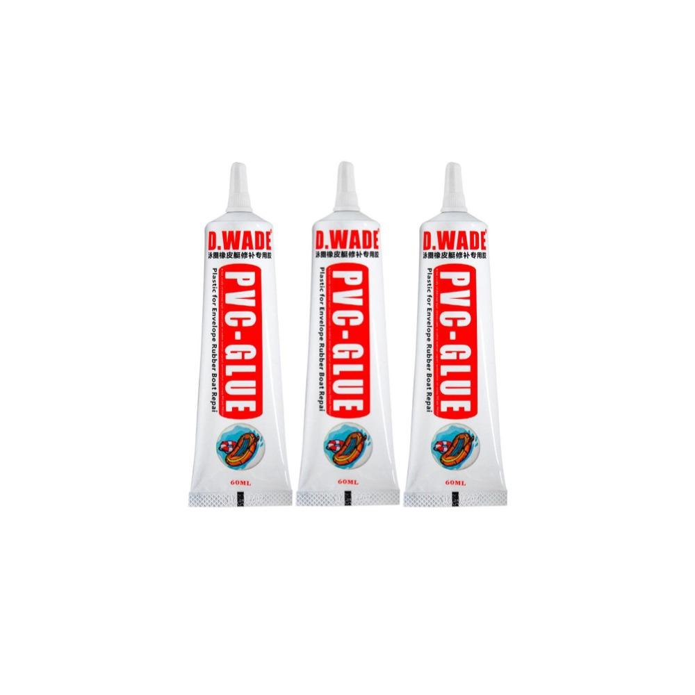 60ML PVC Adhesive Inflatable Boat Repair Glue SUP Repair Glue Inflatable Boat Paddle Board Kayak Tube Repair Glue 1-10pcs
