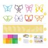 Multicolor DIY Sun Catcher Pendant Butterfly Princess Paper Handmade Art Craft Accessories DIY Craft Kit Home Decoration