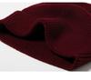 Hengyuanxiang 100% pure wool hat men's autumn and winter knitted hat soft and delicate skin friendly warm hat
