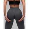 High Waisted Abdominal Fitness Pants Female Quick-drying Elastic High Elastic Sports Color-splicing Tight Peach Hip-lifting Pants Skinny Leggings