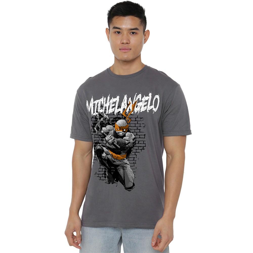 Tmnt Tmnt Michelangelo T-Shirt S-4XL Charcoal XL